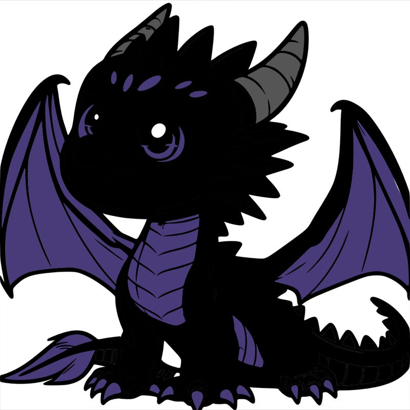fierce baby night dragon