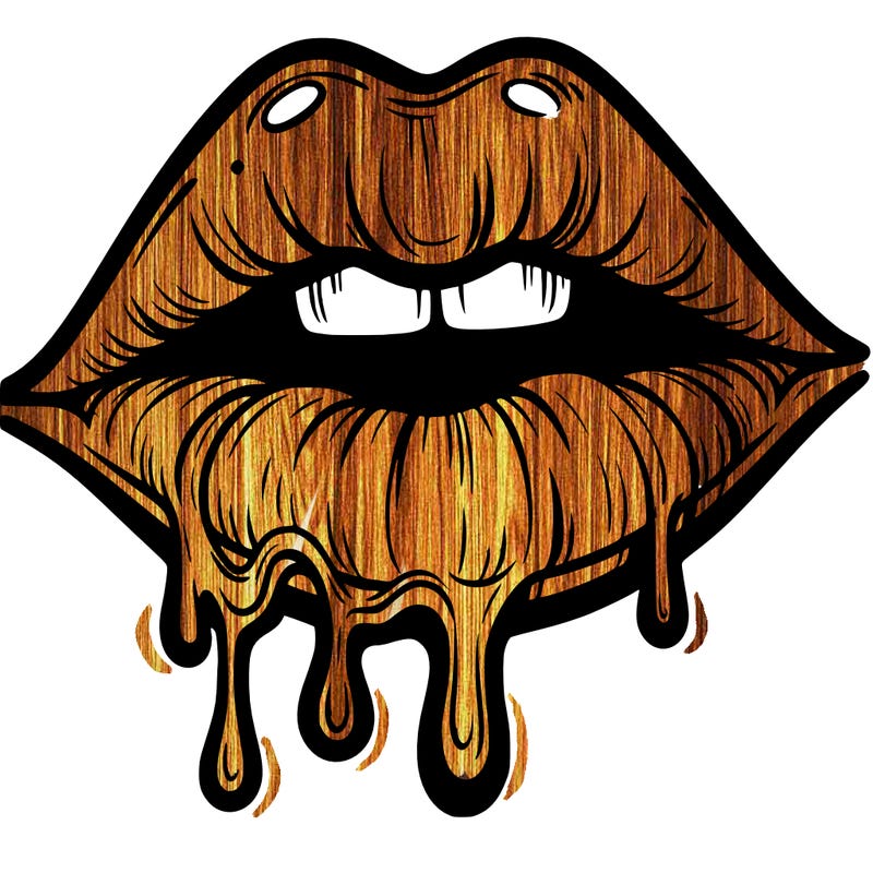 lips that look realistic and drip