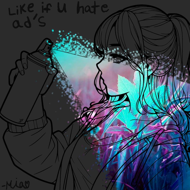 a realistic girl spray, painting