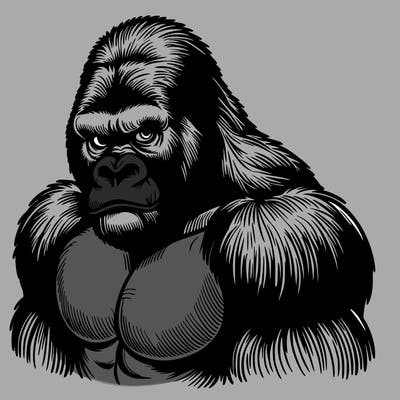 realistic gorilla