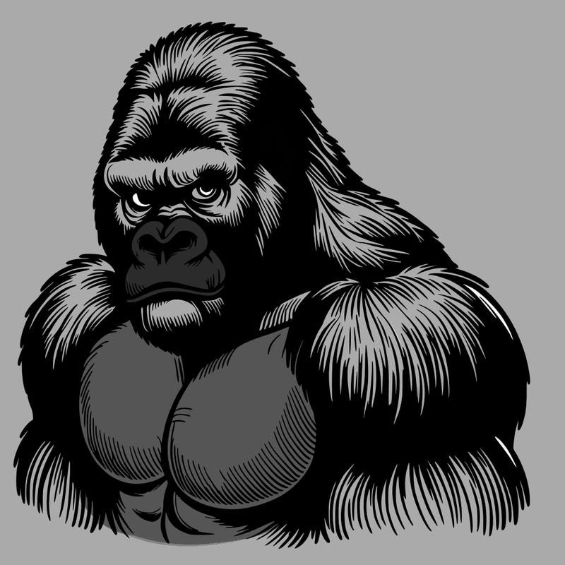 realistic gorilla