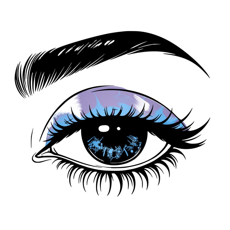 eye closed realistic