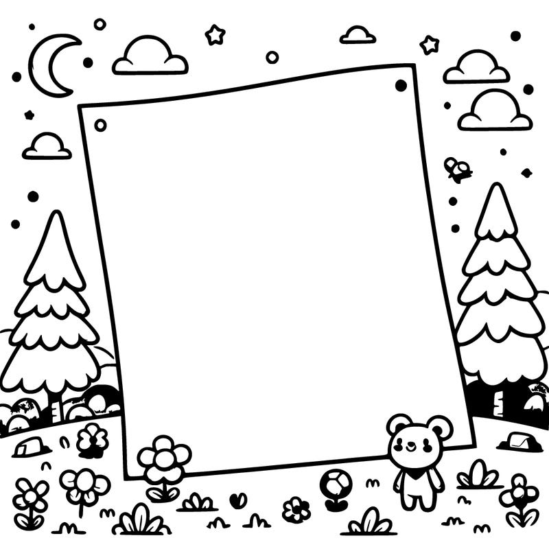 blank paper to draw on