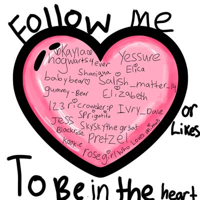 a blank heart