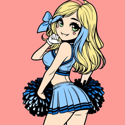 realistic cheerleader