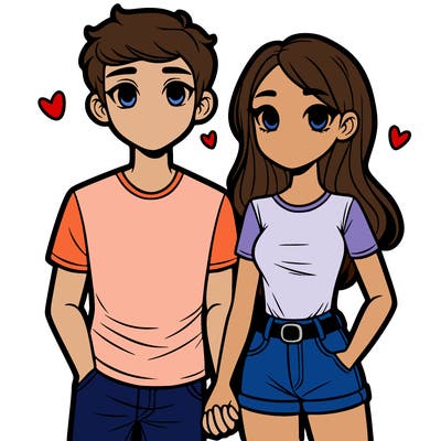 boyfriend and girlfriend