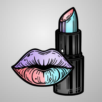 lips and lipstick