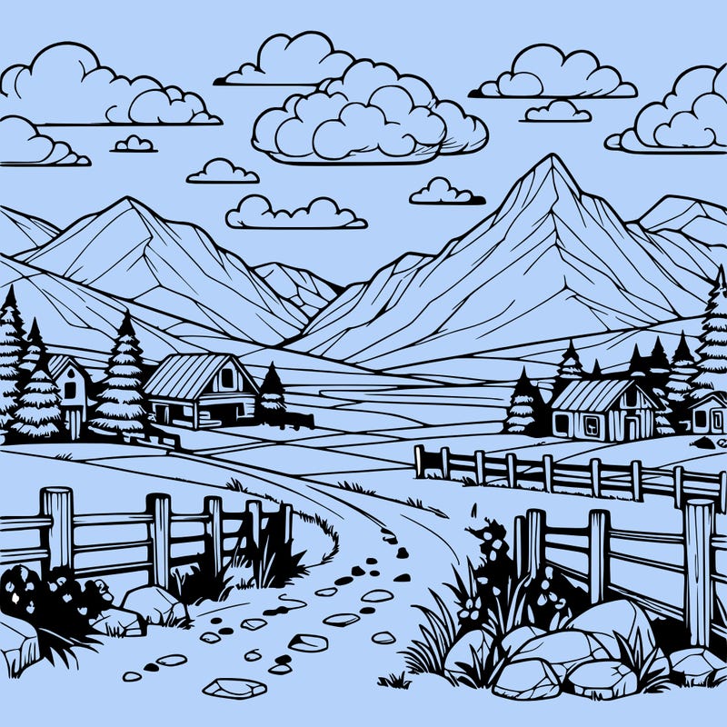 realistic landscape