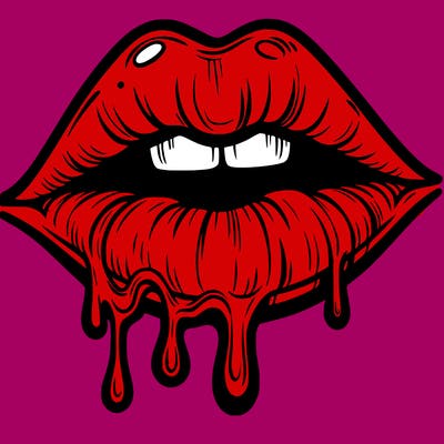 lips that look realistic and drip
