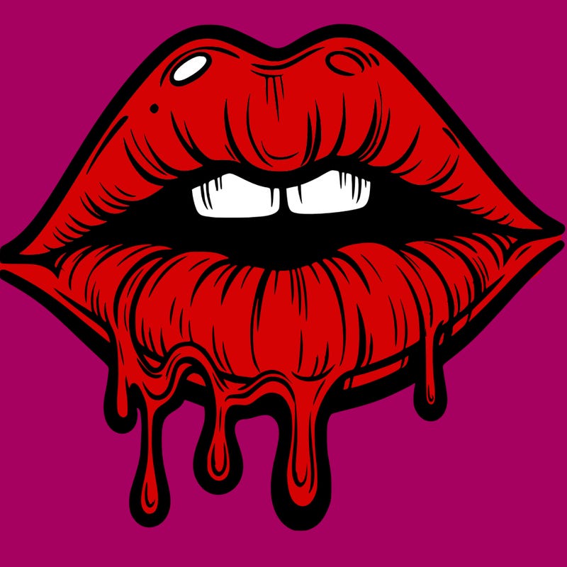 lips that look realistic and drip
