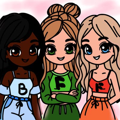 three girls