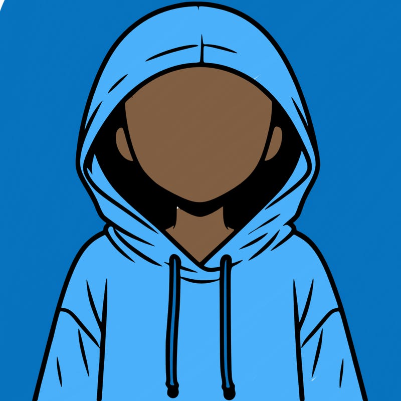faceless girl in hoodie