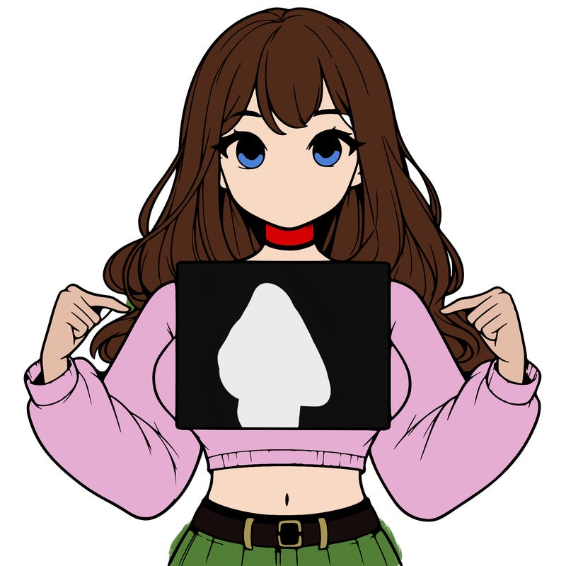 girl holding a blank sign in a long sleeve crop top