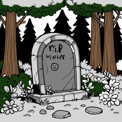 a realistic grave stone inthe forest with no others