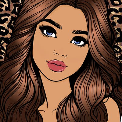 beautiful realistic girl