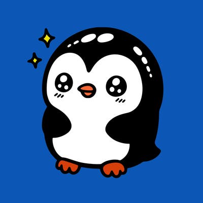 cute penguin
