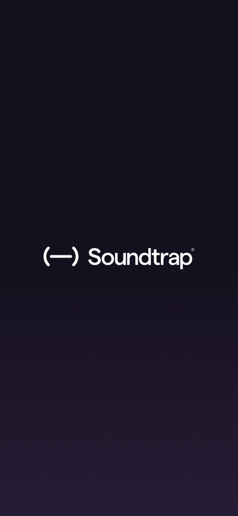 Soundtrap music making studio logo on a dark background