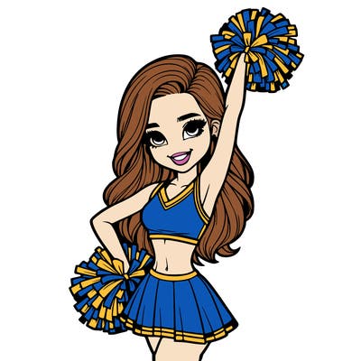 realistic cheerleader