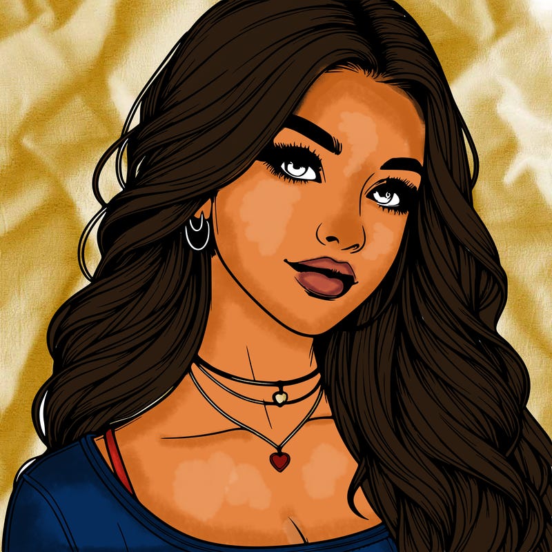 detailed realistic girl