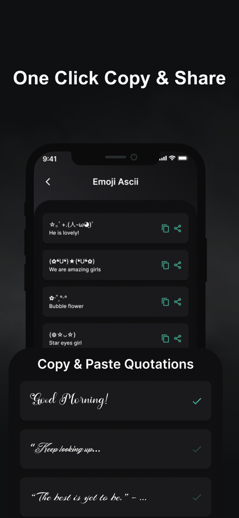 WT Scan for Web 2026 - Screenshot of WT Scan for Web app showing ASCII emojis and copy-paste quotations with stylized fonts.