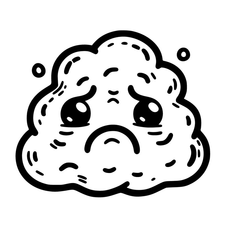 a blob that looks disgusted but is cute