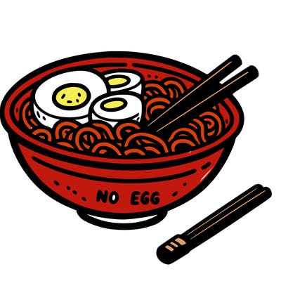 ramen with egg without egg