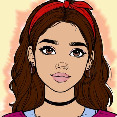 realistic teenage girl