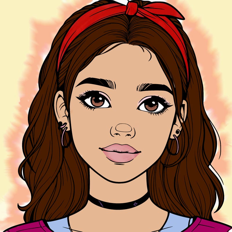 realistic teenage girl