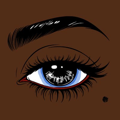 eye closed realistic