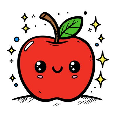 an apple