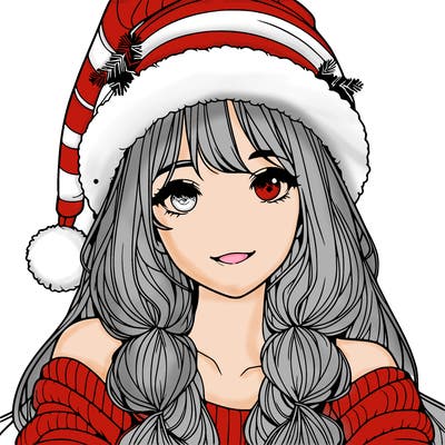 christmas girl realistic