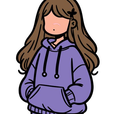 girl in sweatshirt