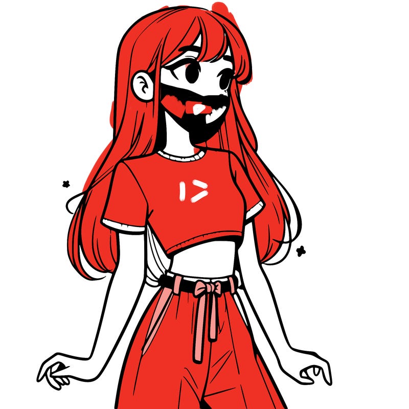 girl in a cute crop top