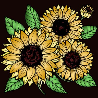 sun flowers