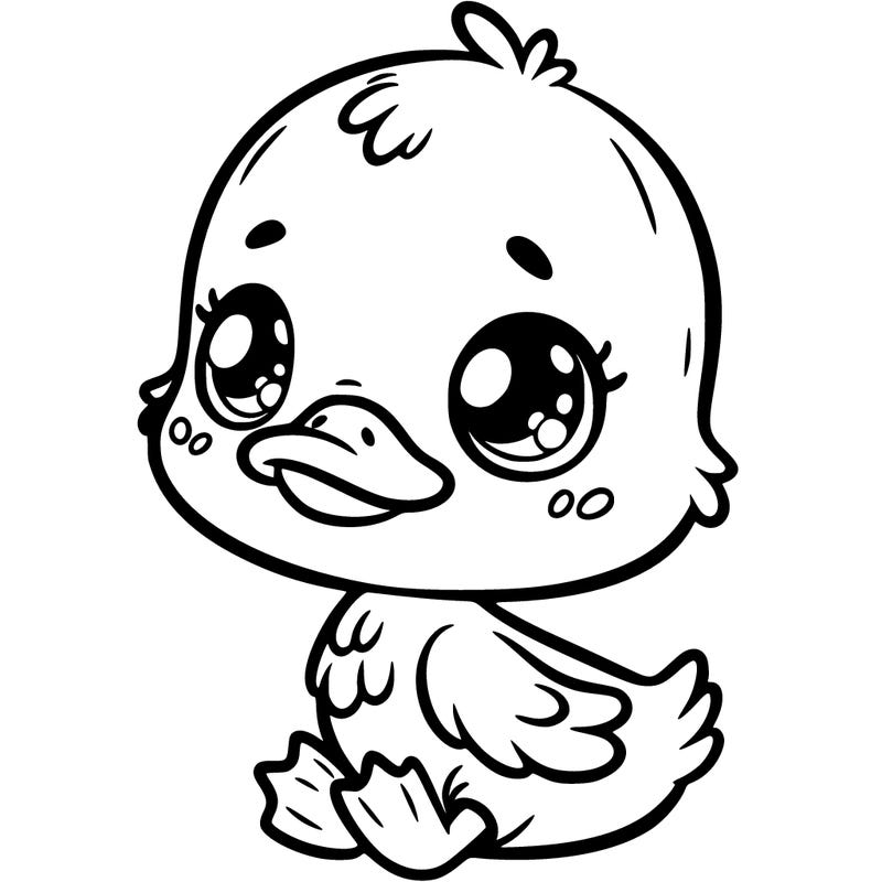 cute little baby duck