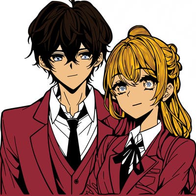 anime couple