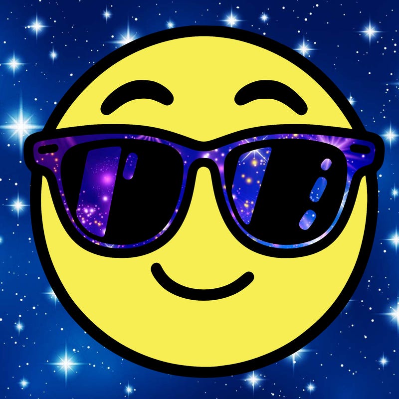 emoji with sunglasses
