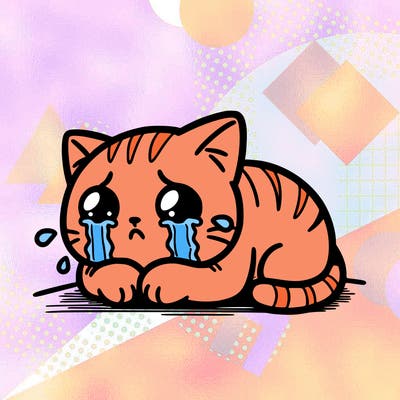 crying cat