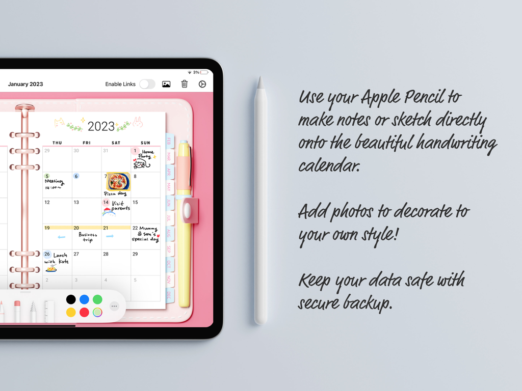 Pencil Calendar & Planner Pro - Productivity App | MWM
