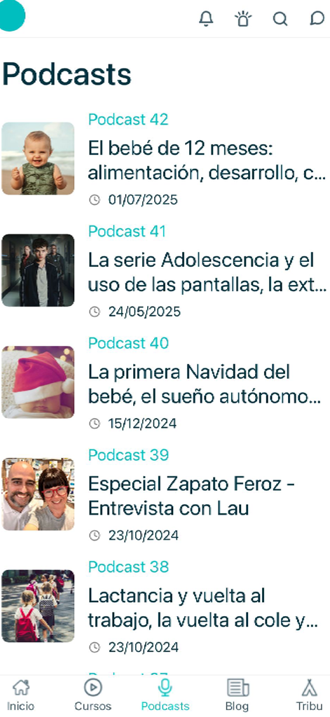 Criar con Sentido Común - Una lista de podcasts sobre crianza en la aplicación móvil Criar con Sentido Común