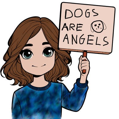 realistic girl holding up a sign