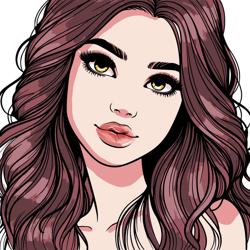 beautiful realistic girl