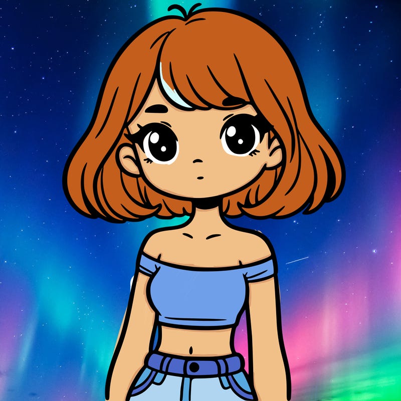 girl in a cute crop top