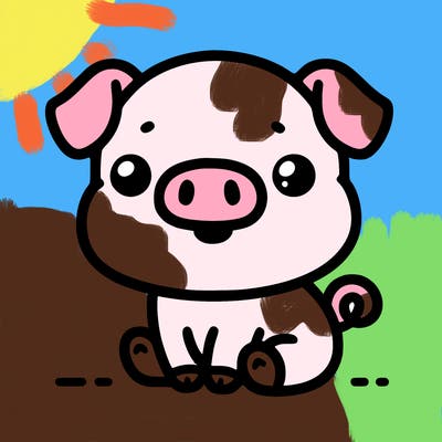 cute pig