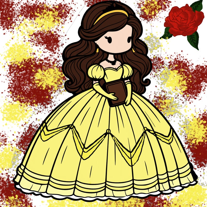 belle from beauty and the beast.