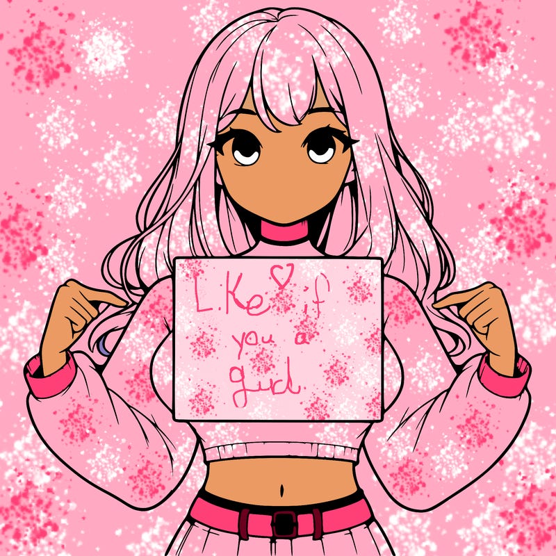 girl holding a blank sign in a long sleeve crop top