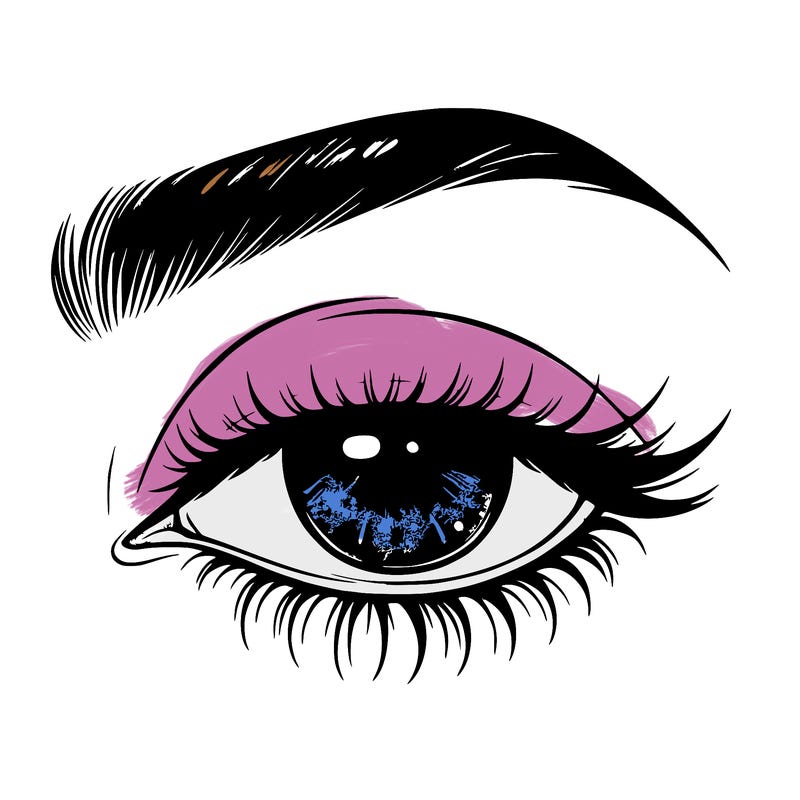 eye closed realistic