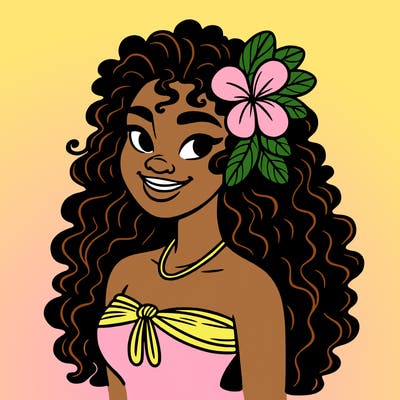hawaiian black woman
