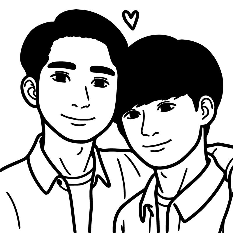 asian gay couple