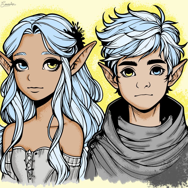 realistic fae girls and boys